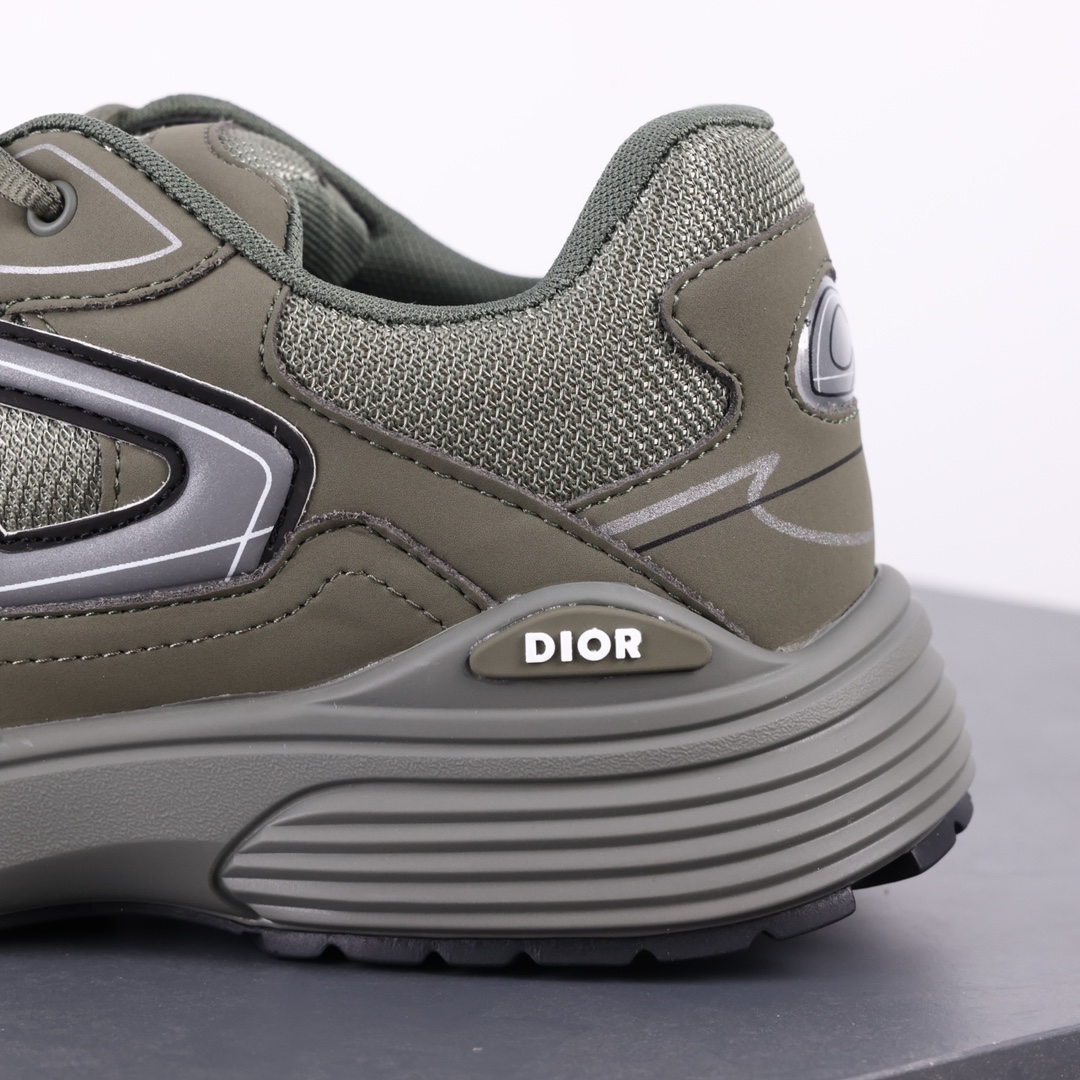 Dior B30 CD Shoes Olive Green