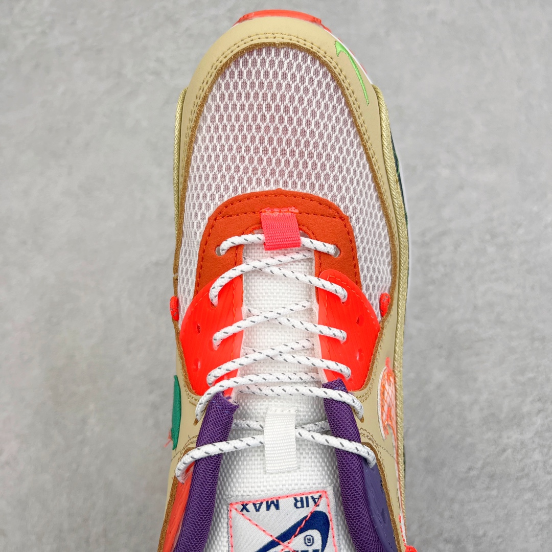 图片[4]-＃MX版 NK Air MAX 90 气垫复古减震跑步鞋 CJ9078-784 经典重温 独家陆续补货 外单专供大厂出品 品质稳定 一百余色 终端操作 Air Max 90于1990年推出 来自Air Max系列 在Air Max 1的基础上改进而得 增加了气垫面积 外型上也更为流线 最特別的就是加入了菱纹塑胶嵌板 为Air Max 90增添了许多潮流气息 皮革鞋面 造就出色耐穿性和支撑力 Max Air缓震配置搭配泡棉中底 令Air Max 90轻盈而舒适 华夫格橡胶外底 铸就Air Max 90非凡的抓地力 而Air Max 90不仅是一双跑鞋 它成功跨越了时间的演进 成为了球鞋文化与潮流圈中最熟为人知的鞋款之一 尺码：36 36.5 37.5 38 38.5 39 40 40.5 41 42 42.5 43 44 44.5 45-选品中心