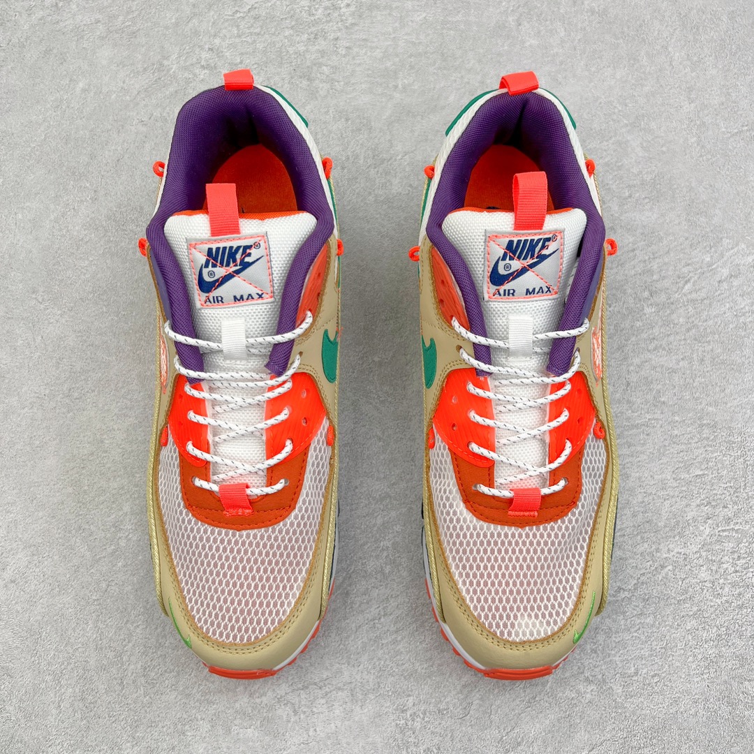 图片[2]-＃MX版 NK Air MAX 90 气垫复古减震跑步鞋 CJ9078-784 经典重温 独家陆续补货 外单专供大厂出品 品质稳定 一百余色 终端操作 Air Max 90于1990年推出 来自Air Max系列 在Air Max 1的基础上改进而得 增加了气垫面积 外型上也更为流线 最特別的就是加入了菱纹塑胶嵌板 为Air Max 90增添了许多潮流气息 皮革鞋面 造就出色耐穿性和支撑力 Max Air缓震配置搭配泡棉中底 令Air Max 90轻盈而舒适 华夫格橡胶外底 铸就Air Max 90非凡的抓地力 而Air Max 90不仅是一双跑鞋 它成功跨越了时间的演进 成为了球鞋文化与潮流圈中最熟为人知的鞋款之一 尺码：36 36.5 37.5 38 38.5 39 40 40.5 41 42 42.5 43 44 44.5 45-选品中心