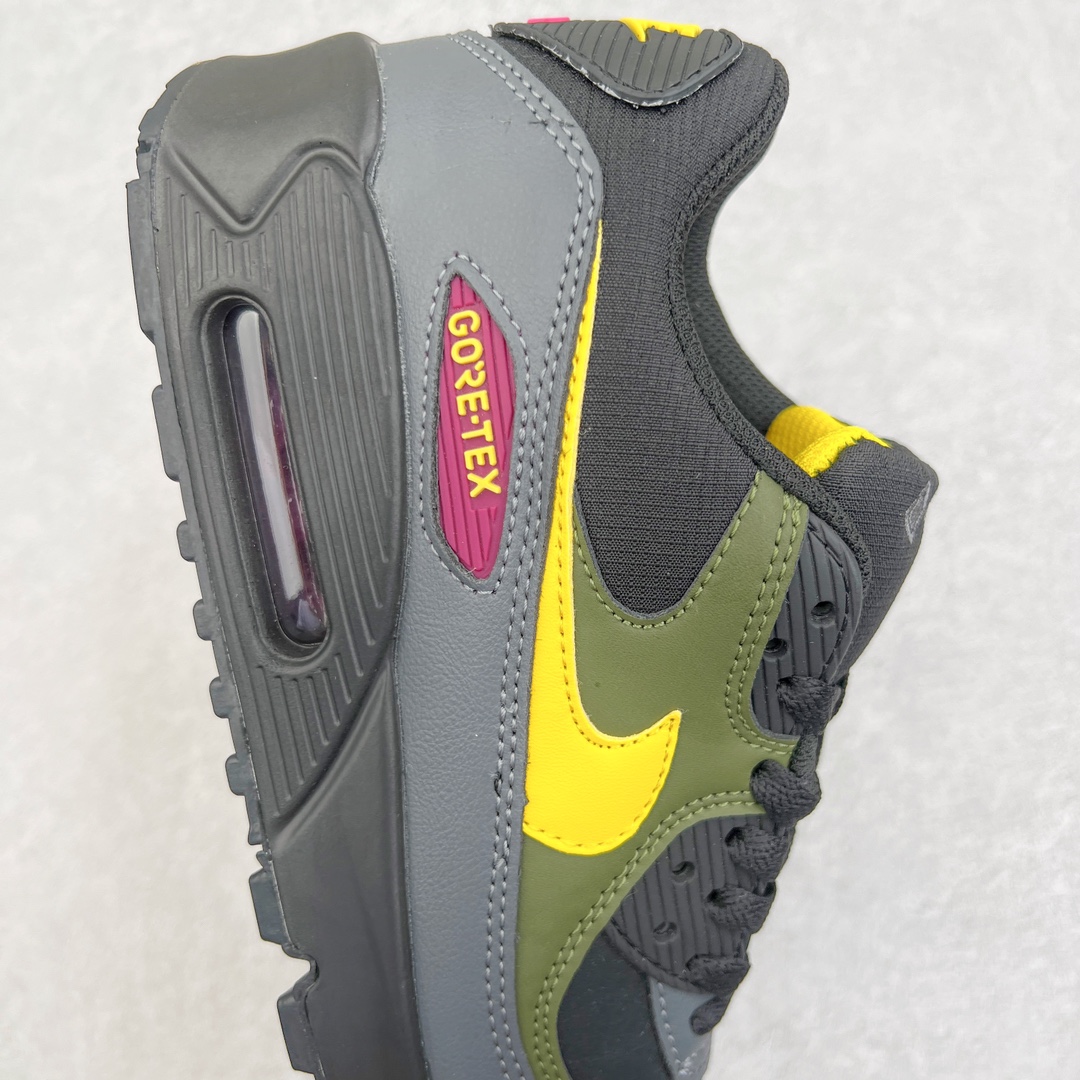 图片[6]-＃MX版 NK Air MAX 90 气垫复古减震跑步鞋 DJ9779-001 经典重温 独家陆续补货 外单专供大厂出品 品质稳定 一百余色 终端操作 Air Max 90于1990年推出 来自Air Max系列 在Air Max 1的基础上改进而得 增加了气垫面积 外型上也更为流线 最特別的就是加入了菱纹塑胶嵌板 为Air Max 90增添了许多潮流气息 皮革鞋面 造就出色耐穿性和支撑力 Max Air缓震配置搭配泡棉中底 令Air Max 90轻盈而舒适 华夫格橡胶外底 铸就Air Max 90非凡的抓地力 而Air Max 90不仅是一双跑鞋 它成功跨越了时间的演进 成为了球鞋文化与潮流圈中最熟为人知的鞋款之一 尺码：36 36.5 37.5 38 38.5 39 40 40.5 41 42 42.5 43 44 44.5 45-选品中心