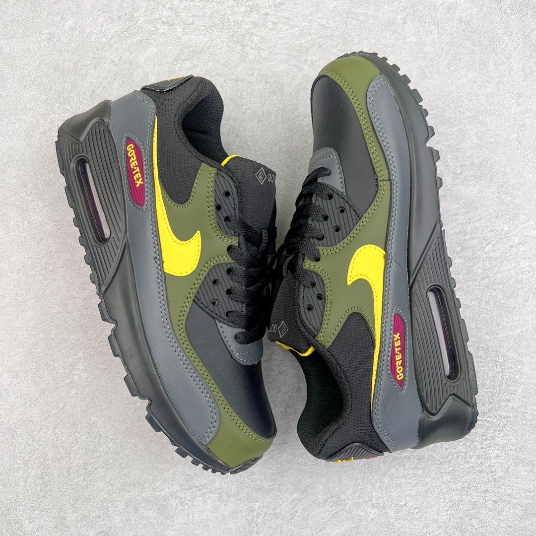 图片[3]-＃MX版 NK Air MAX 90 气垫复古减震跑步鞋 DJ9779-001 经典重温 独家陆续补货 外单专供大厂出品 品质稳定 一百余色 终端操作 Air Max 90于1990年推出 来自Air Max系列 在Air Max 1的基础上改进而得 增加了气垫面积 外型上也更为流线 最特別的就是加入了菱纹塑胶嵌板 为Air Max 90增添了许多潮流气息 皮革鞋面 造就出色耐穿性和支撑力 Max Air缓震配置搭配泡棉中底 令Air Max 90轻盈而舒适 华夫格橡胶外底 铸就Air Max 90非凡的抓地力 而Air Max 90不仅是一双跑鞋 它成功跨越了时间的演进 成为了球鞋文化与潮流圈中最熟为人知的鞋款之一 尺码：36 36.5 37.5 38 38.5 39 40 40.5 41 42 42.5 43 44 44.5 45-选品中心