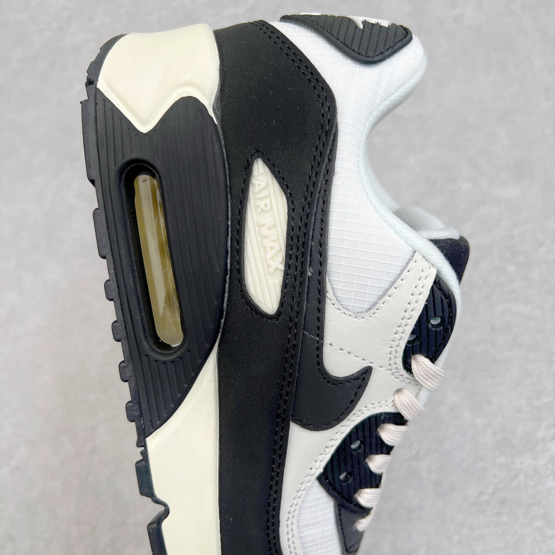 图片[6]-＃MX版 NK Air MAX 90 气垫复古减震跑步鞋 DQ8974-100 经典重温 独家陆续补货 外单专供大厂出品 品质稳定 一百余色 终端操作 Air Max 90于1990年推出 来自Air Max系列 在Air Max 1的基础上改进而得 增加了气垫面积 外型上也更为流线 最特別的就是加入了菱纹塑胶嵌板 为Air Max 90增添了许多潮流气息 皮革鞋面 造就出色耐穿性和支撑力 Max Air缓震配置搭配泡棉中底 令Air Max 90轻盈而舒适 华夫格橡胶外底 铸就Air Max 90非凡的抓地力 而Air Max 90不仅是一双跑鞋 它成功跨越了时间的演进 成为了球鞋文化与潮流圈中最熟为人知的鞋款之一 尺码：36 36.5 37.5 38 38.5 39 40 40.5 41 42 42.5 43 44 44.5 45-选品中心
