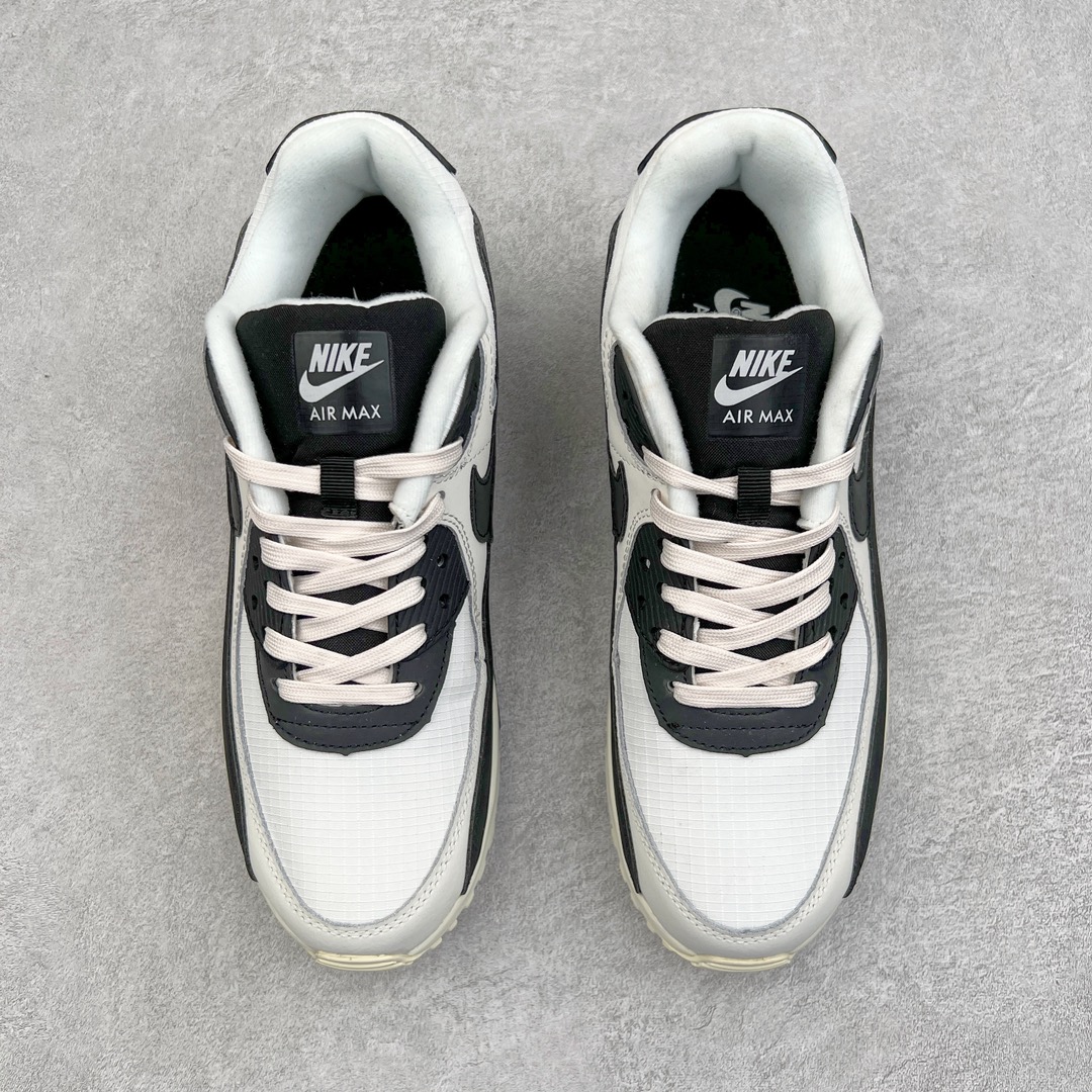 图片[2]-＃MX版 NK Air MAX 90 气垫复古减震跑步鞋 DQ8974-100 经典重温 独家陆续补货 外单专供大厂出品 品质稳定 一百余色 终端操作 Air Max 90于1990年推出 来自Air Max系列 在Air Max 1的基础上改进而得 增加了气垫面积 外型上也更为流线 最特別的就是加入了菱纹塑胶嵌板 为Air Max 90增添了许多潮流气息 皮革鞋面 造就出色耐穿性和支撑力 Max Air缓震配置搭配泡棉中底 令Air Max 90轻盈而舒适 华夫格橡胶外底 铸就Air Max 90非凡的抓地力 而Air Max 90不仅是一双跑鞋 它成功跨越了时间的演进 成为了球鞋文化与潮流圈中最熟为人知的鞋款之一 尺码：36 36.5 37.5 38 38.5 39 40 40.5 41 42 42.5 43 44 44.5 45-选品中心