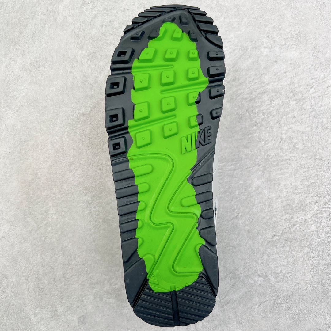图片[9]-＃MX版 NK Air MAX 90 气垫复古减震跑步鞋 经典重温 独家陆续补货 外单专供大厂出品 品质稳定 一百余色 终端操作 Air Max 90于1990年推出 来自Air Max系列 在Air Max 1的基础上改进而得 增加了气垫面积 外型上也更为流线 最特別的就是加入了菱纹塑胶嵌板 为Air Max 90增添了许多潮流气息 皮革鞋面 造就出色耐穿性和支撑力 Max Air缓震配置搭配泡棉中底 令Air Max 90轻盈而舒适 华夫格橡胶外底 铸就Air Max 90非凡的抓地力 而Air Max 90不仅是一双跑鞋 它成功跨越了时间的演进 成为了球鞋文化与潮流圈中最熟为人知的鞋款之一 尺码：36 36.5 37.5 38 38.5 39 40 40.5 41 42 42.5 43 44 44.5 45-选品中心