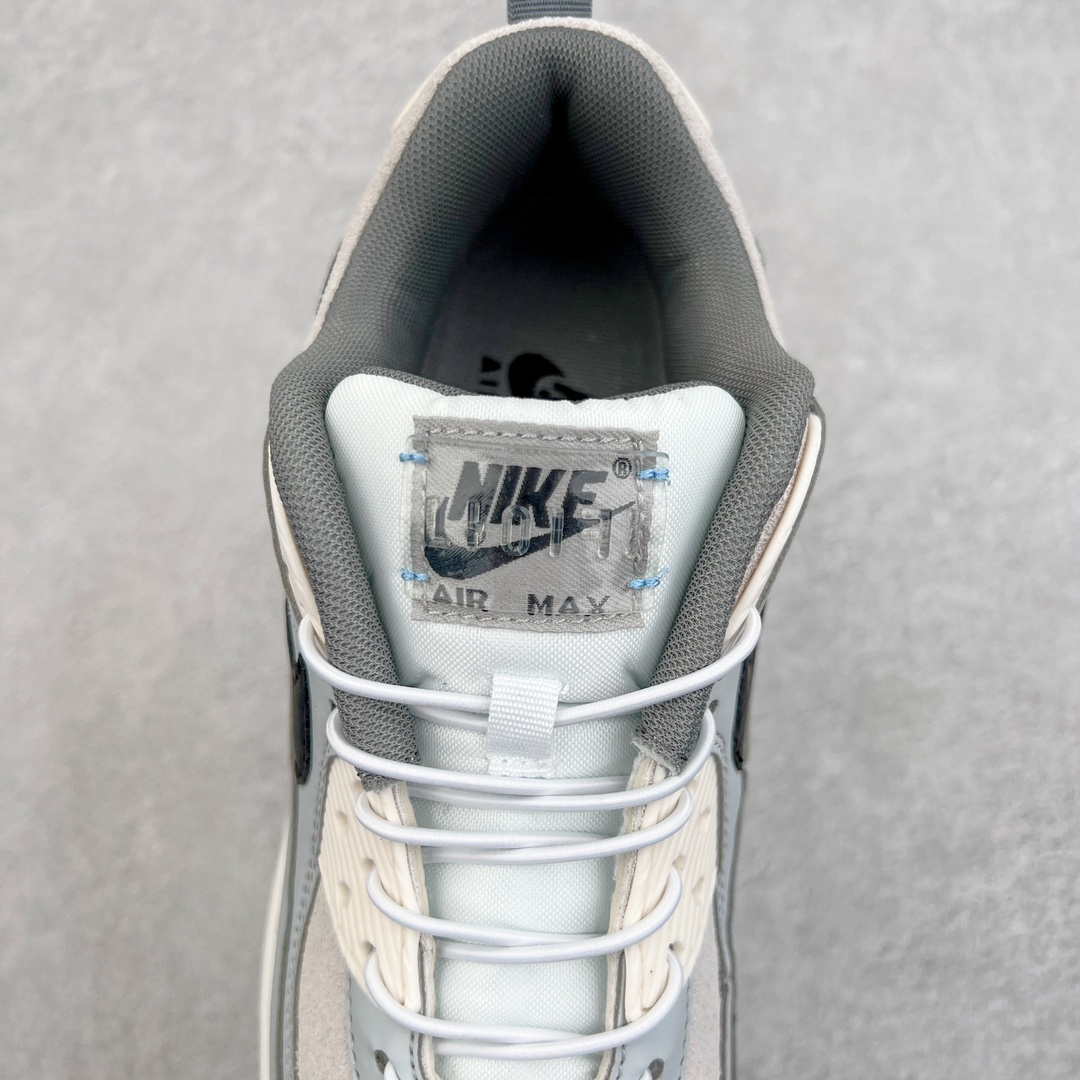 图片[5]-＃MX版 NK Air MAX 90 气垫复古减震跑步鞋 DZ5167-077 经典重温 独家陆续补货 外单专供大厂出品 品质稳定 一百余色 终端操作 Air Max 90于1990年推出 来自Air Max系列 在Air Max 1的基础上改进而得 增加了气垫面积 外型上也更为流线 最特別的就是加入了菱纹塑胶嵌板 为Air Max 90增添了许多潮流气息 皮革鞋面 造就出色耐穿性和支撑力 Max Air缓震配置搭配泡棉中底 令Air Max 90轻盈而舒适 华夫格橡胶外底 铸就Air Max 90非凡的抓地力 而Air Max 90不仅是一双跑鞋 它成功跨越了时间的演进 成为了球鞋文化与潮流圈中最熟为人知的鞋款之一 尺码：36 36.5 37.5 38 38.5 39 40 40.5 41 42 42.5 43 44 44.5 45-选品中心