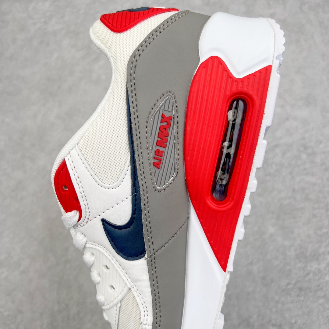 图片[7]-＃MX版 NK Air MAX 90 气垫复古减震跑步鞋 DB0625-101 经典重温 独家陆续补货 外单专供大厂出品 品质稳定 一百余色 终端操作 Air Max 90于1990年推出 来自Air Max系列 在Air Max 1的基础上改进而得 增加了气垫面积 外型上也更为流线 最特別的就是加入了菱纹塑胶嵌板 为Air Max 90增添了许多潮流气息 皮革鞋面 造就出色耐穿性和支撑力 Max Air缓震配置搭配泡棉中底 令Air Max 90轻盈而舒适 华夫格橡胶外底 铸就Air Max 90非凡的抓地力 而Air Max 90不仅是一双跑鞋 它成功跨越了时间的演进 成为了球鞋文化与潮流圈中最熟为人知的鞋款之一 尺码：36 36.5 37.5 38 38.5 39 40 40.5 41 42 42.5 43 44 44.5 45-选品中心