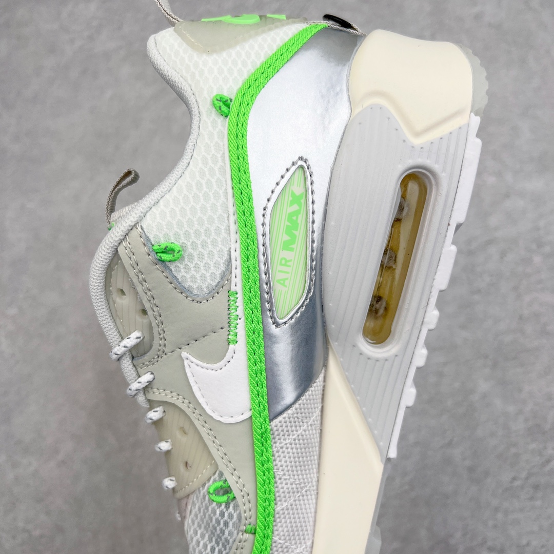 图片[7]-＃MX版 NK Air MAX 90 气垫复古减震跑步鞋 CZ9078-010 经典重温 独家陆续补货 外单专供大厂出品 品质稳定 一百余色 终端操作 Air Max 90于1990年推出 来自Air Max系列 在Air Max 1的基础上改进而得 增加了气垫面积 外型上也更为流线 最特別的就是加入了菱纹塑胶嵌板 为Air Max 90增添了许多潮流气息 皮革鞋面 造就出色耐穿性和支撑力 Max Air缓震配置搭配泡棉中底 令Air Max 90轻盈而舒适 华夫格橡胶外底 铸就Air Max 90非凡的抓地力 而Air Max 90不仅是一双跑鞋 它成功跨越了时间的演进 成为了球鞋文化与潮流圈中最熟为人知的鞋款之一 尺码：36 36.5 37.5 38 38.5 39 40 40.5 41 42 42.5 43 44 44.5 45-选品中心