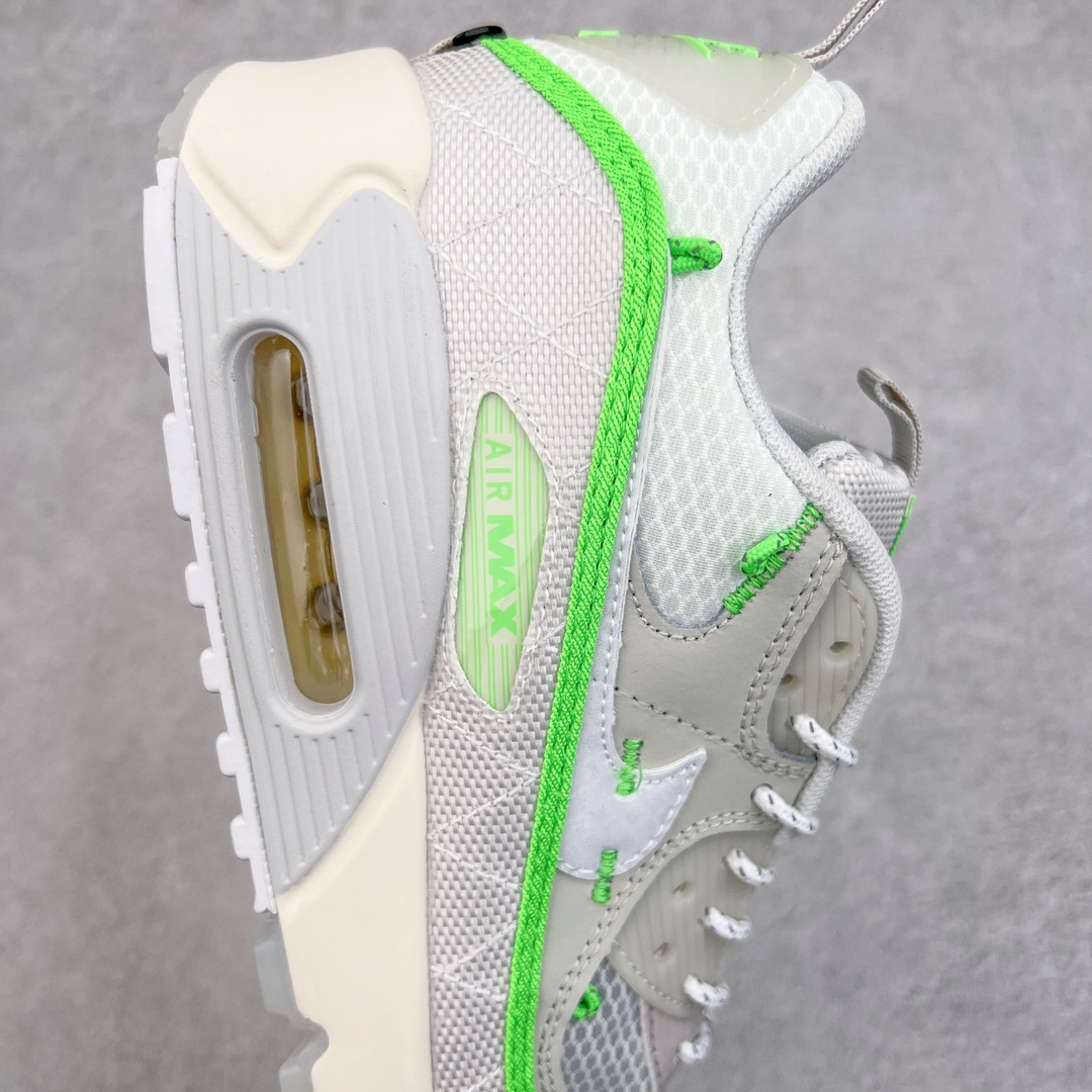 图片[6]-＃MX版 NK Air MAX 90 气垫复古减震跑步鞋 CZ9078-010 经典重温 独家陆续补货 外单专供大厂出品 品质稳定 一百余色 终端操作 Air Max 90于1990年推出 来自Air Max系列 在Air Max 1的基础上改进而得 增加了气垫面积 外型上也更为流线 最特別的就是加入了菱纹塑胶嵌板 为Air Max 90增添了许多潮流气息 皮革鞋面 造就出色耐穿性和支撑力 Max Air缓震配置搭配泡棉中底 令Air Max 90轻盈而舒适 华夫格橡胶外底 铸就Air Max 90非凡的抓地力 而Air Max 90不仅是一双跑鞋 它成功跨越了时间的演进 成为了球鞋文化与潮流圈中最熟为人知的鞋款之一 尺码：36 36.5 37.5 38 38.5 39 40 40.5 41 42 42.5 43 44 44.5 45-选品中心