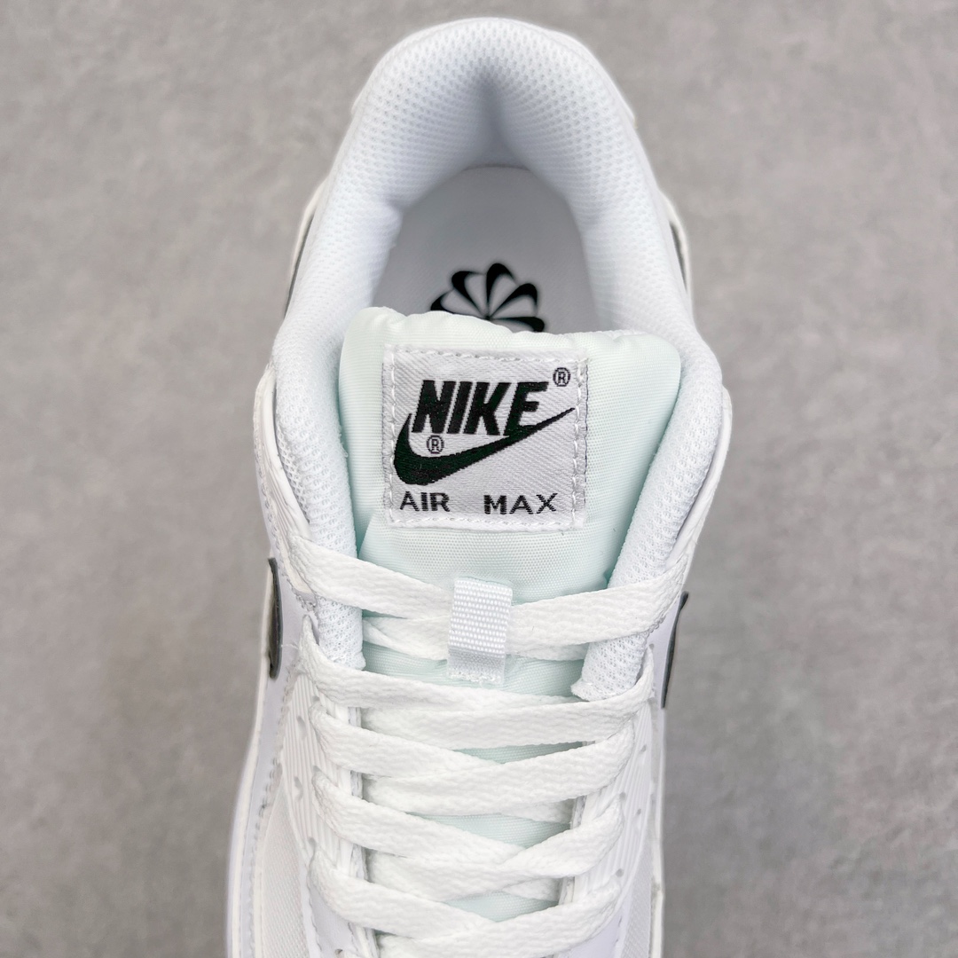 图片[5]-＃MX版 NK Air MAX 90 气垫复古减震跑步鞋 DH8010-101 经典重温 独家陆续补货 外单专供大厂出品 品质稳定 一百余色 终端操作 Air Max 90于1990年推出 来自Air Max系列 在Air Max 1的基础上改进而得 增加了气垫面积 外型上也更为流线 最特別的就是加入了菱纹塑胶嵌板 为Air Max 90增添了许多潮流气息 皮革鞋面 造就出色耐穿性和支撑力 Max Air缓震配置搭配泡棉中底 令Air Max 90轻盈而舒适 华夫格橡胶外底 铸就Air Max 90非凡的抓地力 而Air Max 90不仅是一双跑鞋 它成功跨越了时间的演进 成为了球鞋文化与潮流圈中最熟为人知的鞋款之一 尺码：36 36.5 37.5 38 38.5 39 40 40.5 41 42 42.5 43 44 44.5 45-选品中心