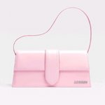 Jacquemus Crossbody & Shoulder Bags UK Sale
 Pink Silver Patent Leather Fall/Winter Collection Underarm C168878
