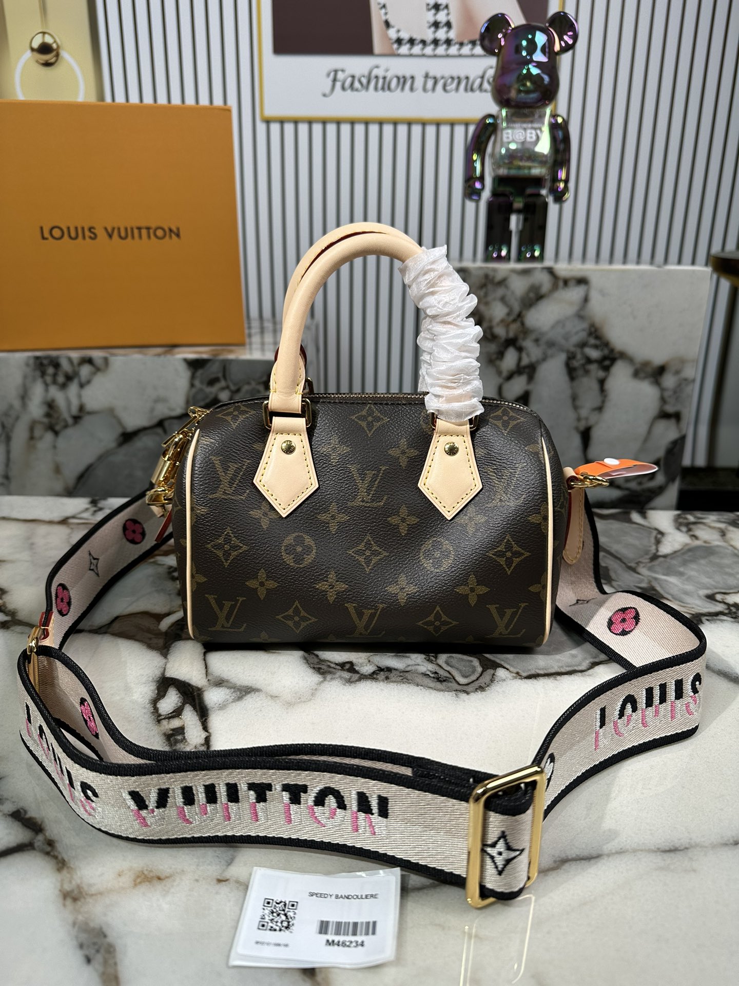 Neue Designer -Replik
 Louis Vuitton Taschen Handtaschen Monogram Canvas Leinwand Rindsleder M46234