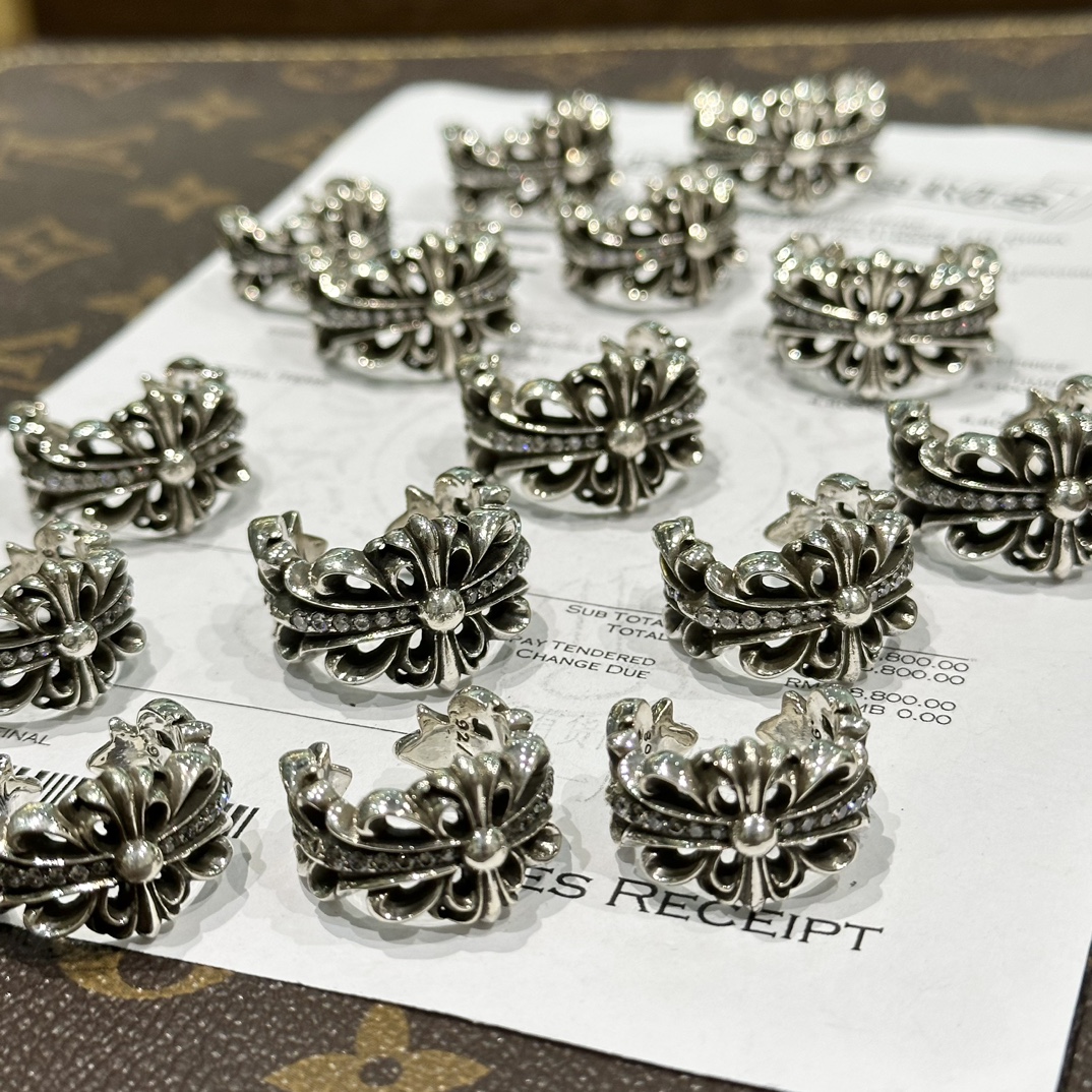 Rings, 925 silver with diamond customization