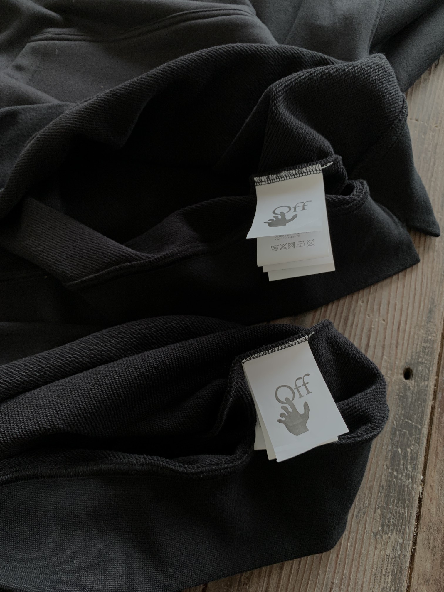 Off-White Moon Image Arrow Print Hoodie/Sweatshirt, Black with Green Graffiti 10 i1692788721 8270 8