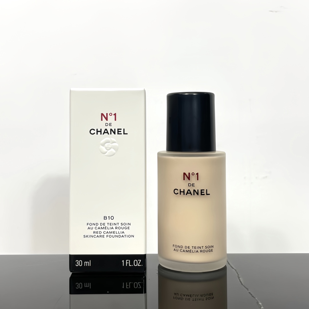 Base de maquillaje Chanel Rouge N°1 Camelia 30ml! Números de color: b10#, bd01#.