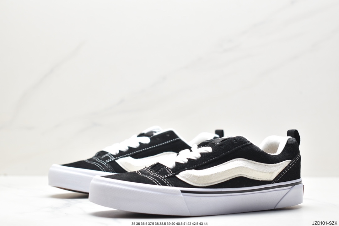 140 万斯Vans Old Skool Platform 黑武士 帆布鞋