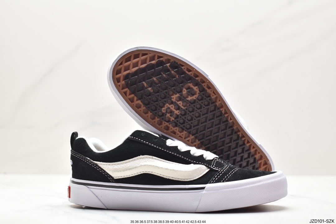 140 万斯Vans Old Skool Platform 黑武士 帆布鞋