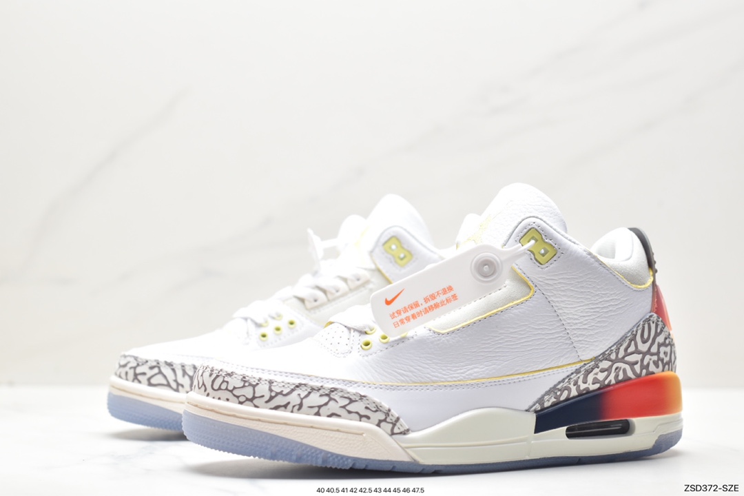 Air Jordan 3 Retro ”Hide and Sneak” White, Gray and Brown FN0344-901