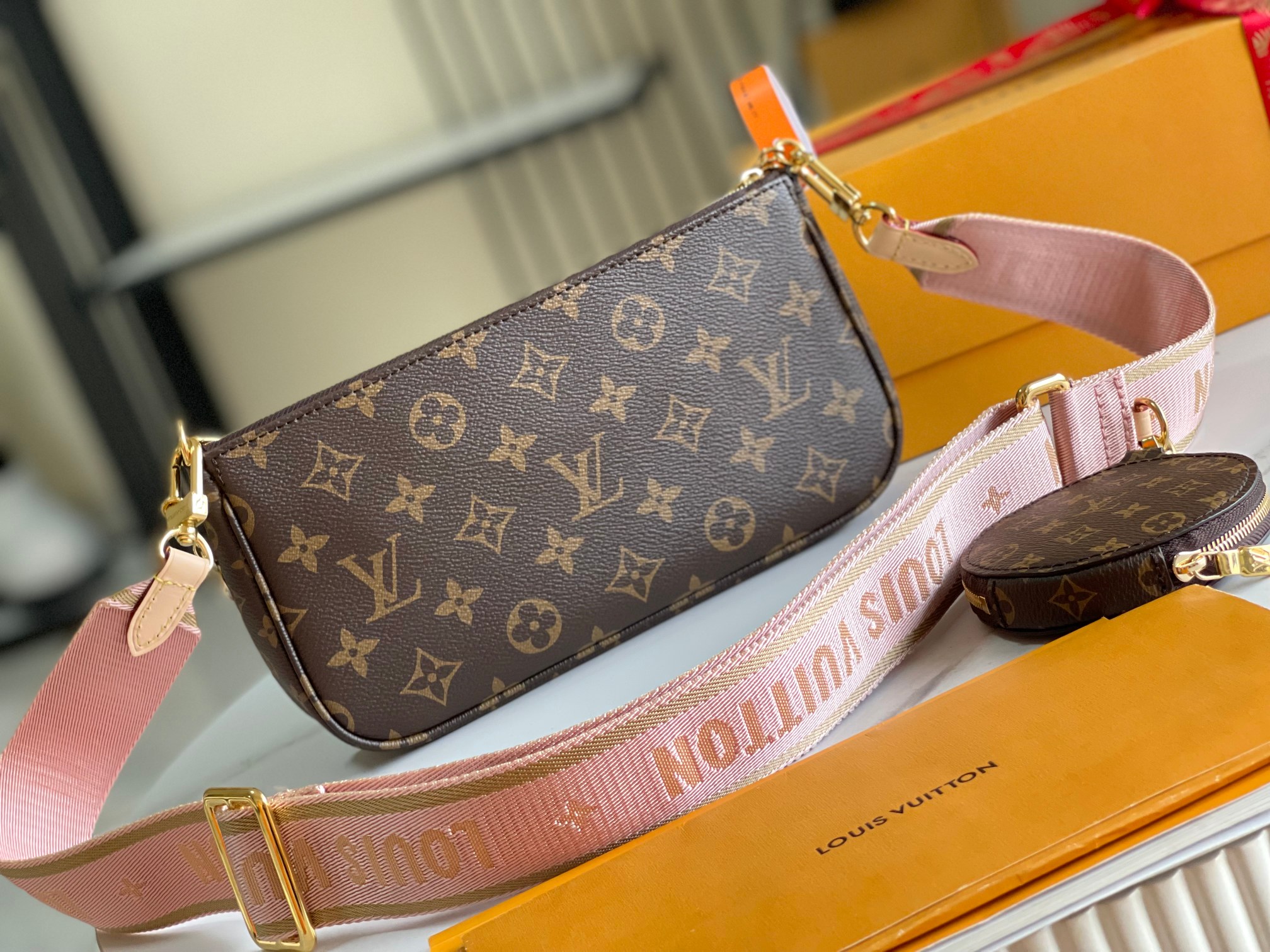 路易威登 Louis Vuitton 高定典藏经典高奢皮具手袋托特包斜挎包女包 #FA326E0D 4