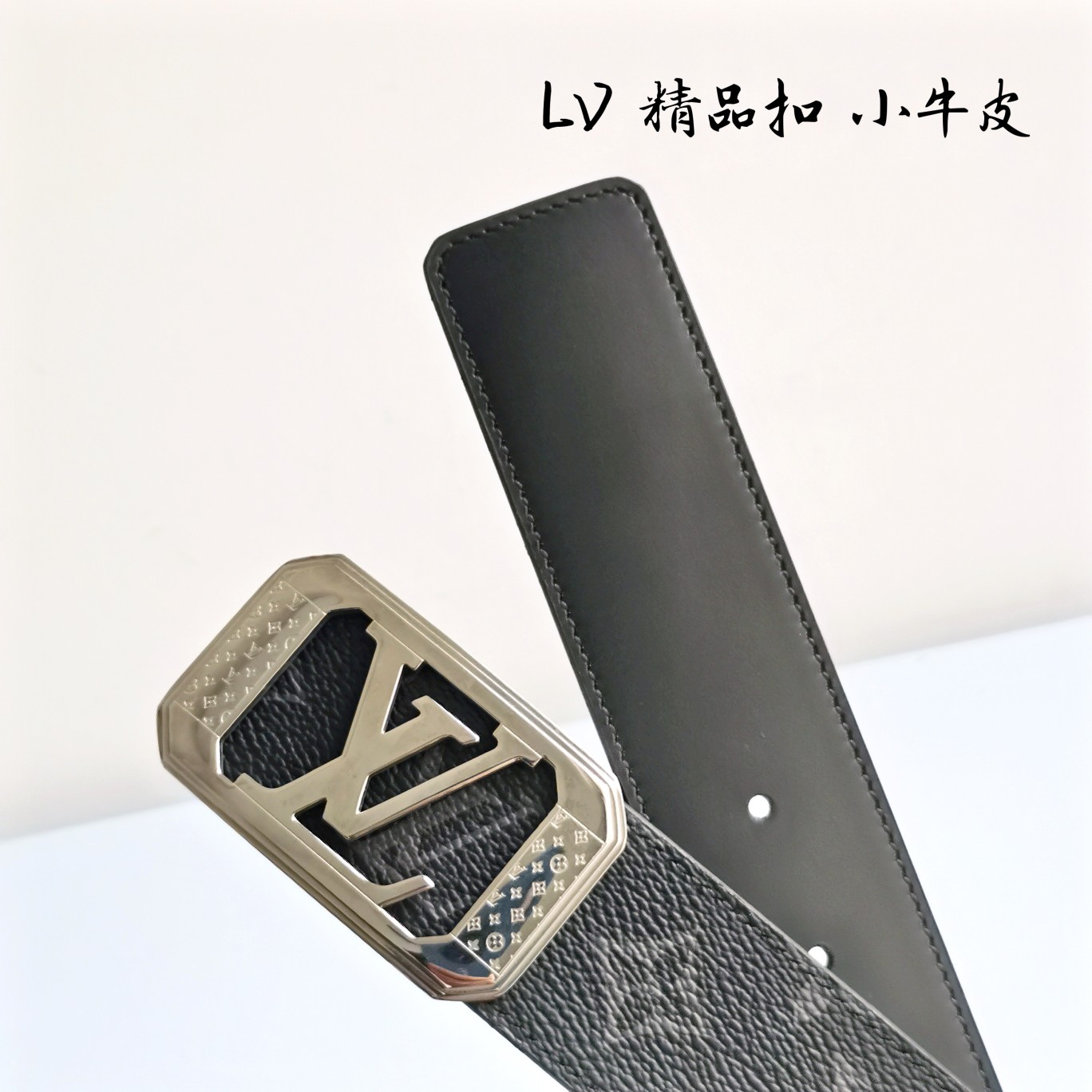 Lv路易威登宽度4.0CM精品扣搭配设计用了精品电镀五金工艺精湛进口小牛皮