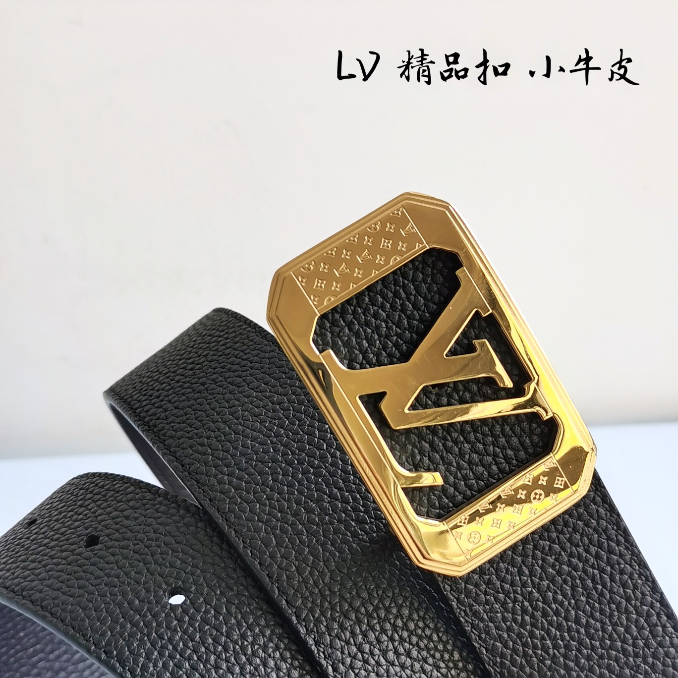 Lv路易威登宽度4.0CM精品扣搭配设计用了精品电镀五金工艺精湛进口小牛皮