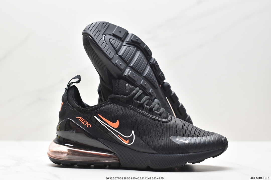 125 耐克Nike Air Max 270透气后掌半气垫慢跑鞋 DV7142-001