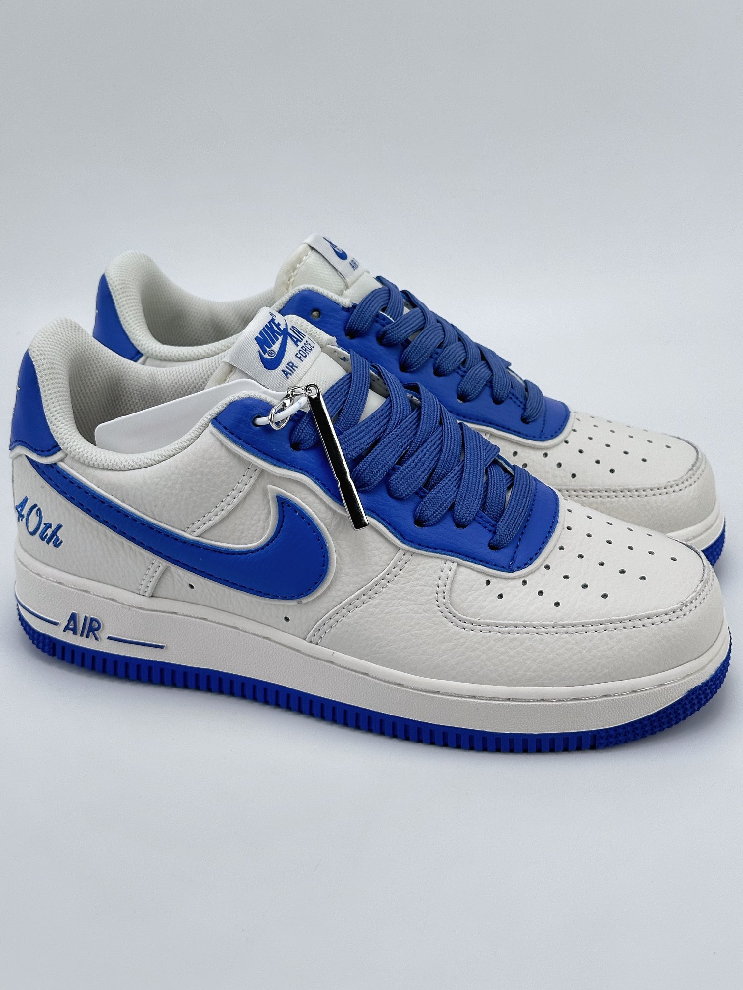 Nike Air Force 1 Low 07 40th White Royal Blue JF1983-555