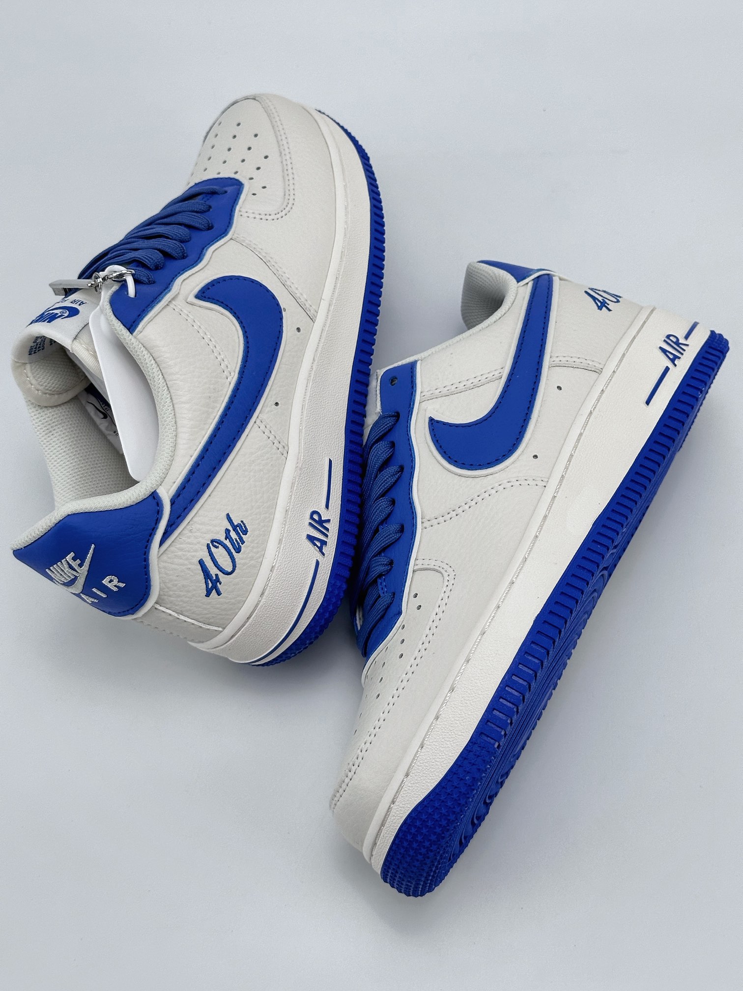 Nike Air Force 1 Low 07 40th White Royal Blue JF1983-555