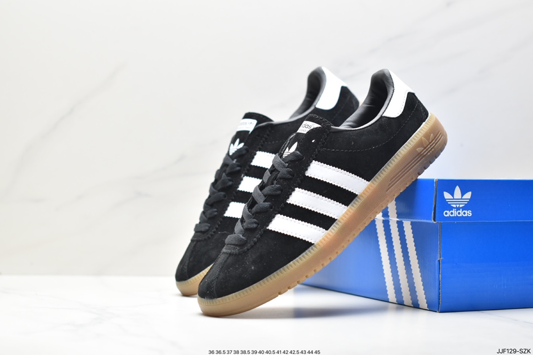 Adidas Originals Bermuda suede non-slip wear-resistant lightweight low-top sneakers CQ2782