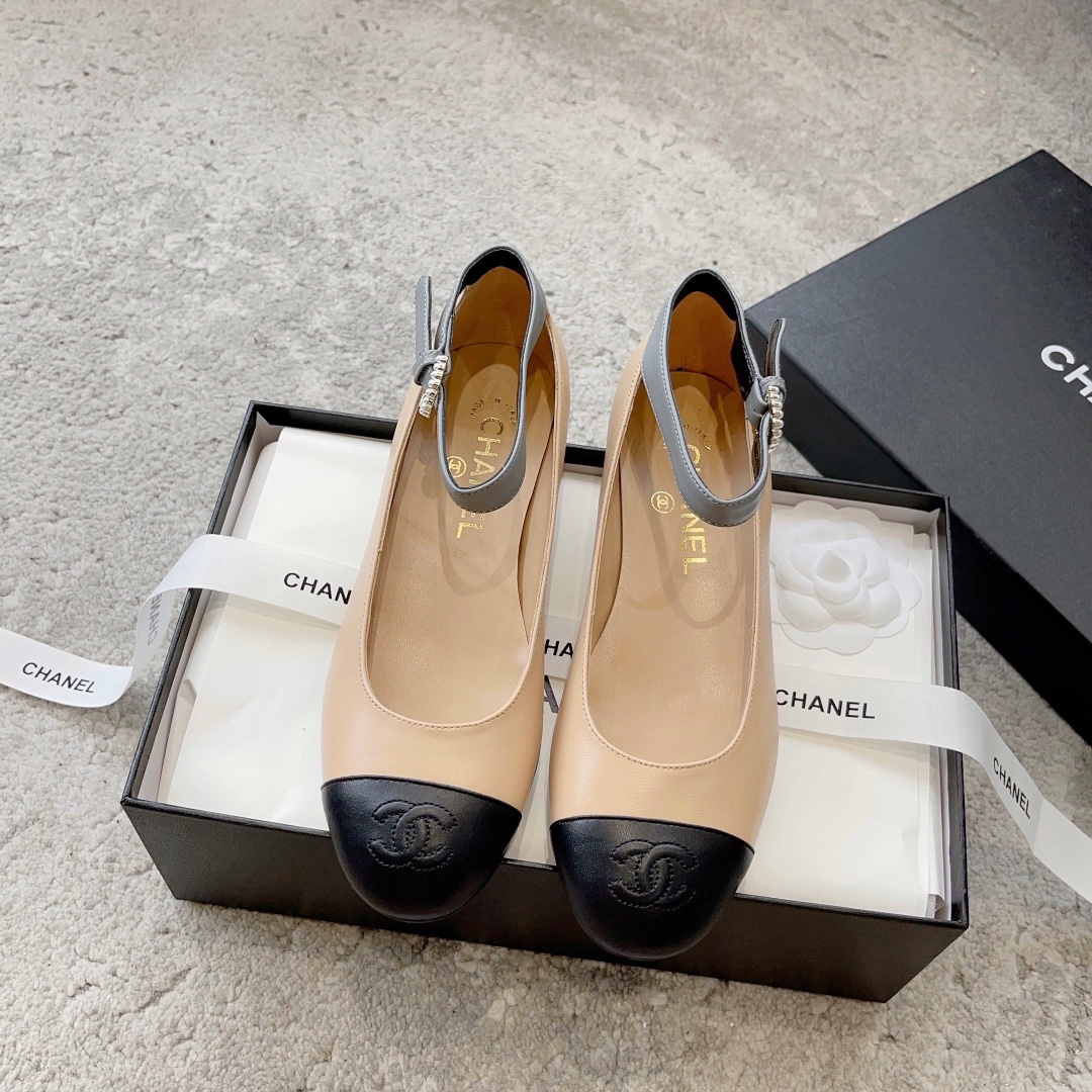 CHANEL Mary Jane лялькавыя туфлі｜лімітаваная версія｜кастомізацыя з арыгінальных матэрыялаў｜99.99% дакладнасць
