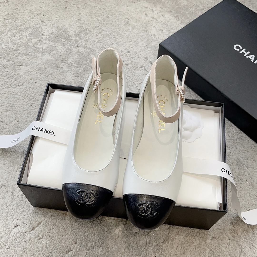 CHANEL Mary Jane ляльковыя туфлі｜лімітаваная версія｜кастомныя матэрыялы з арыгінальнага канала｜99.99% аднаўленне