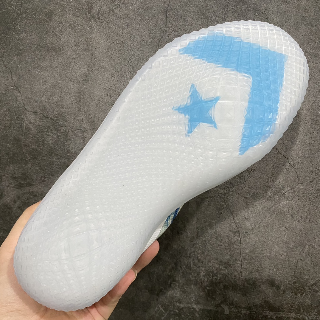 [K version pure original] Converse Chuck Taylor All Star Pro Bb Ox pure original actual combat shoes basketball shoes white blue wave 169085C