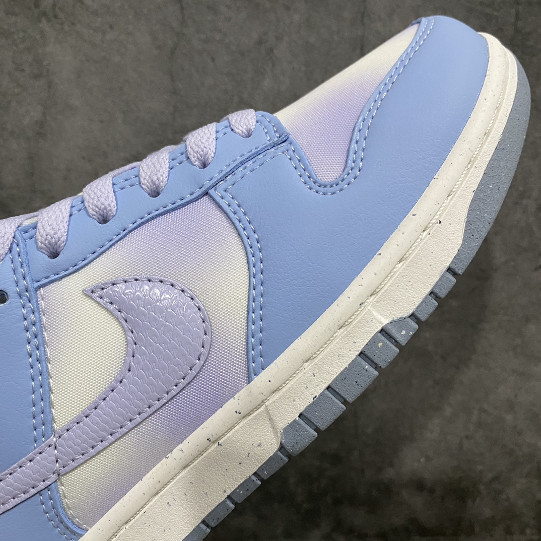 [Pure original C version] Nike Dunk Low Blue Canvas blue and purple gradient star dew purple FN0323-400