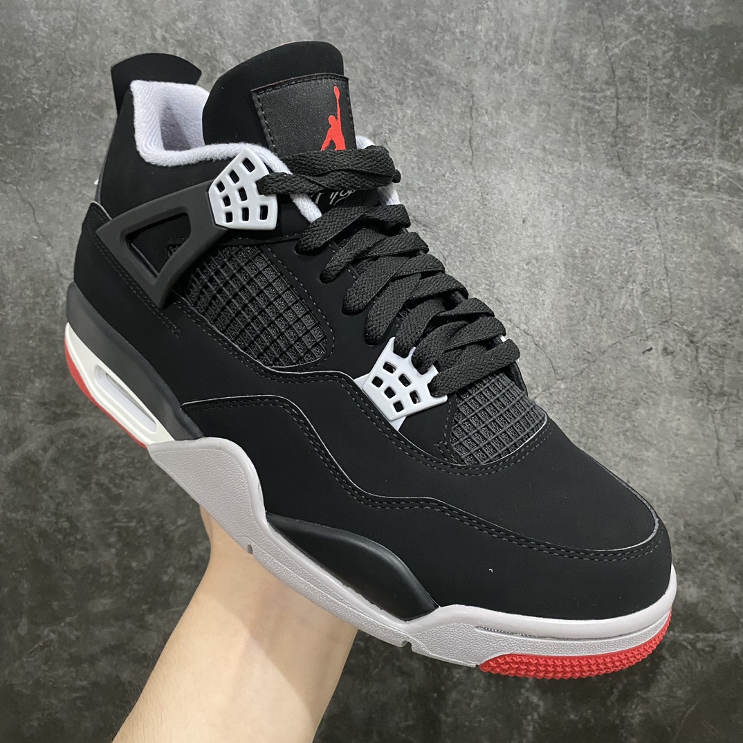 [Green x/GX2.0] Air Jordan AJ4 Retro New Black and Red 308497-060