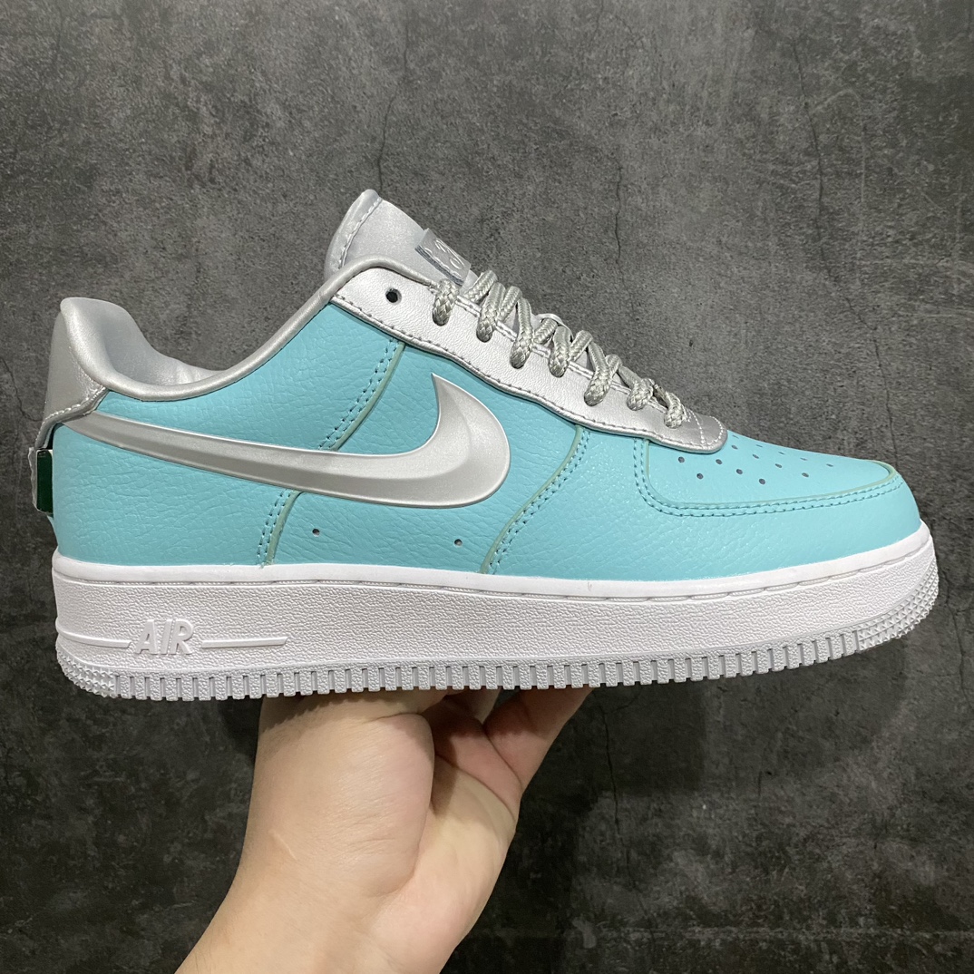 [Top Pure Original] Tiffany & CO x Nk Air Force 1 Low ”1837” Tiffany co-branded low-top sneakers DZ1382-003