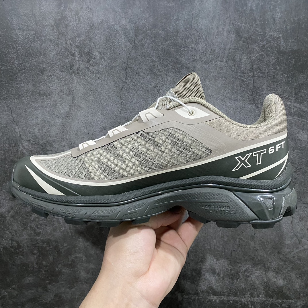 350 【绿x版】 Salomon XT-6 FT 萨洛蒙复古潮流户外机能登山跑鞋