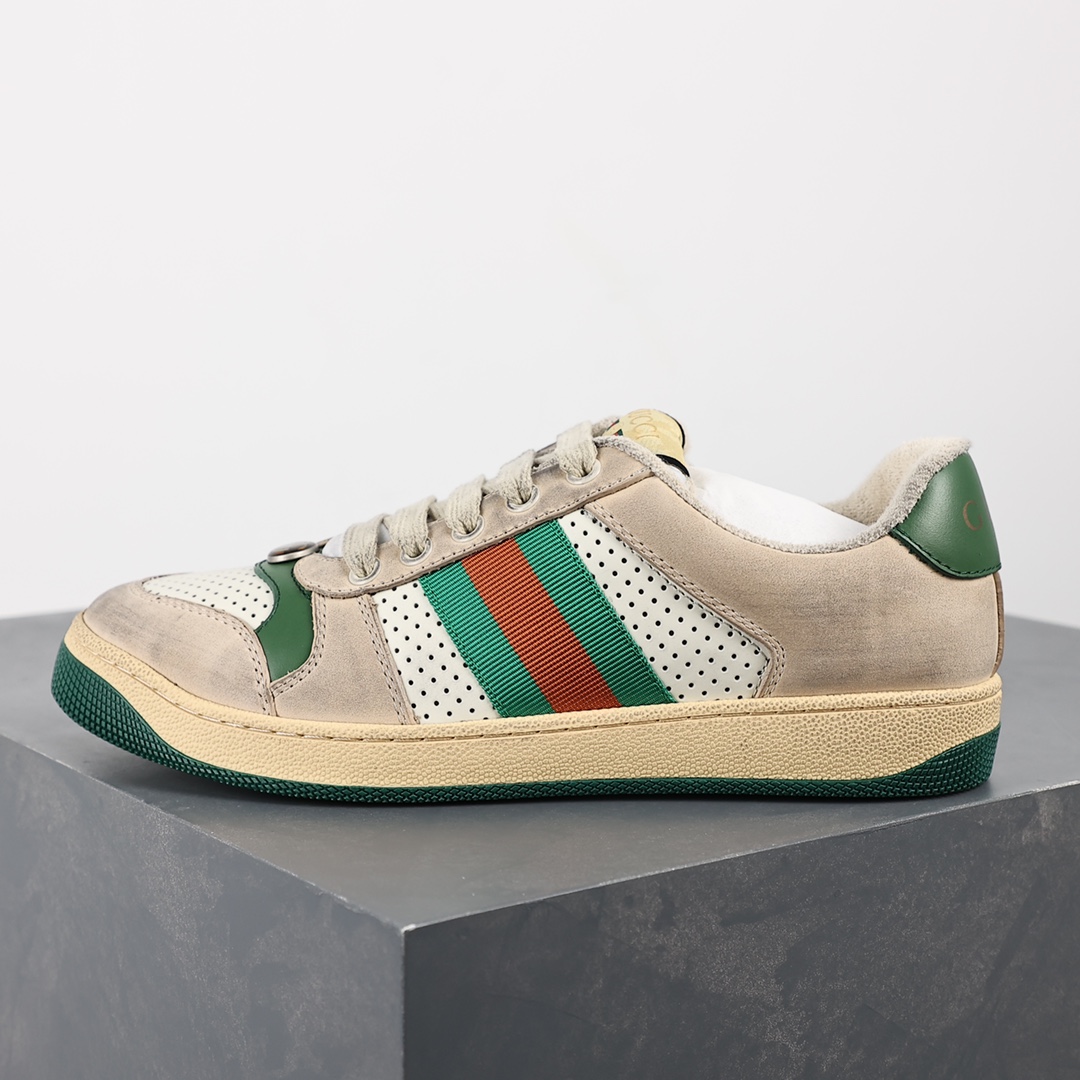 Original quality Gucci Screener dirty shoes series