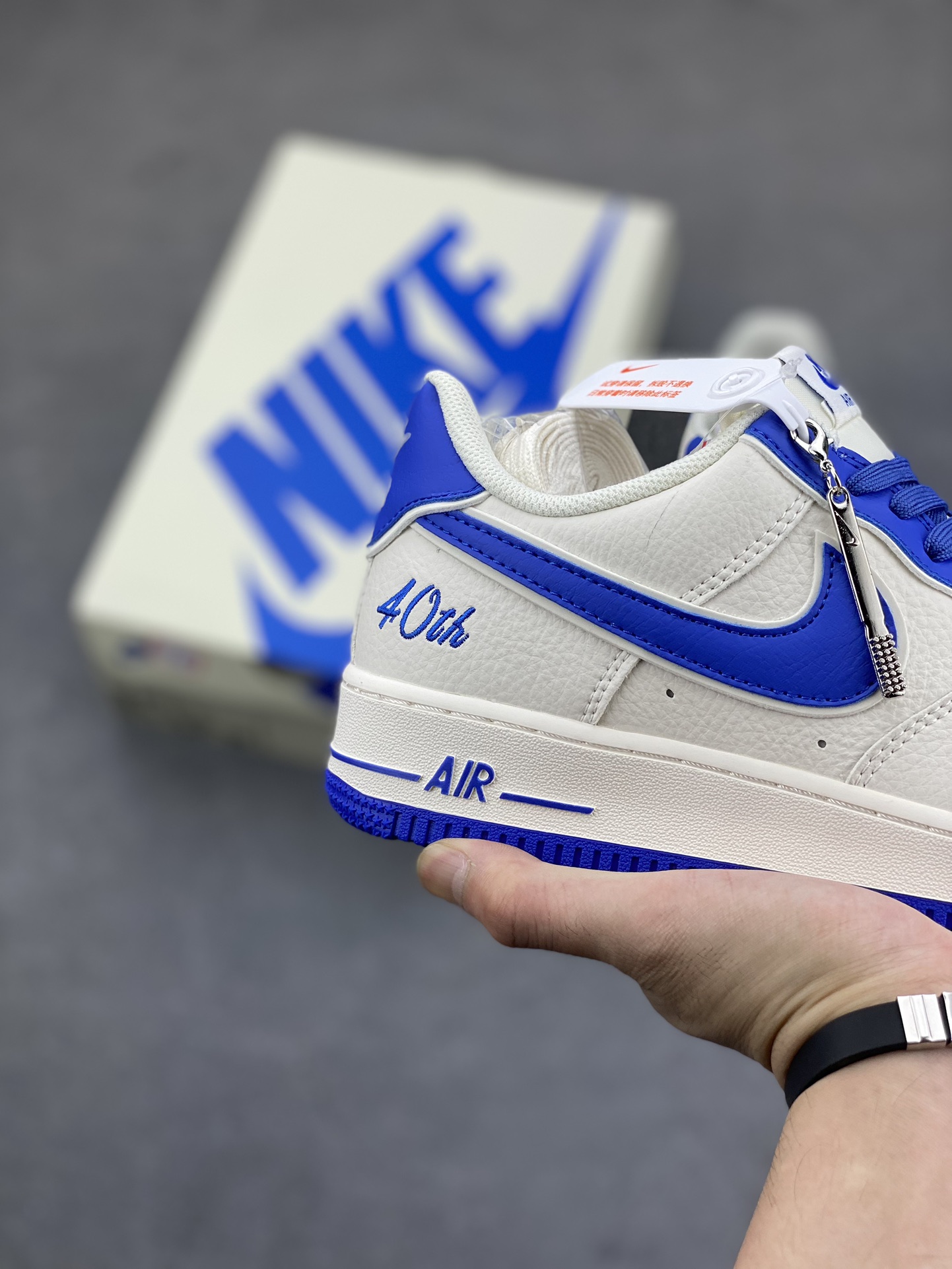 Nike Air Force 1 Low 40TH White/Blue Casual Sneakers 6 i1692837638 4391 4