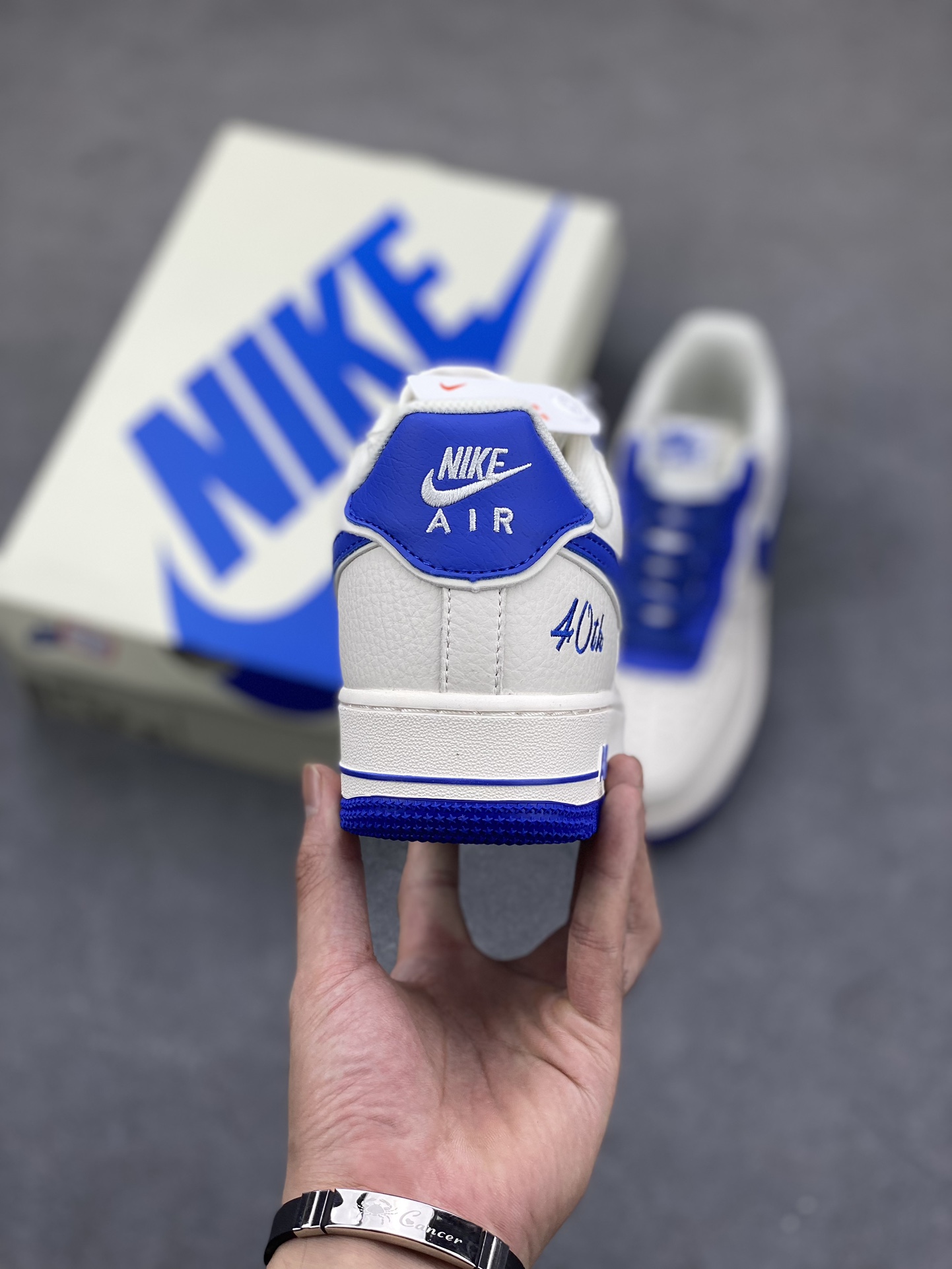 Nike Air Force 1 Low 40TH White/Blue Casual Sneakers 5 i1692837638 8287 3