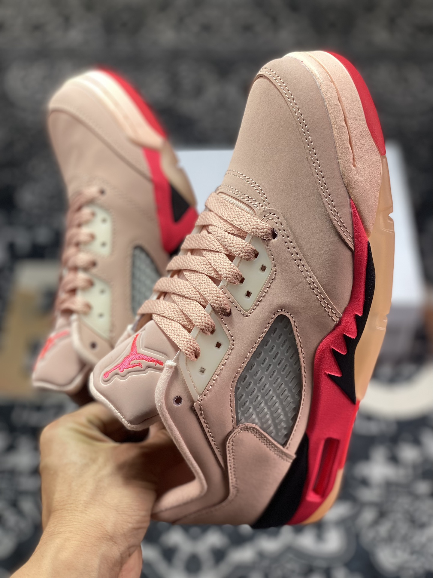 Air Jordan 5 Retro Low ”Girls That Hoop” 低帮乔5 北极粉/火烈鸟DA8016-806