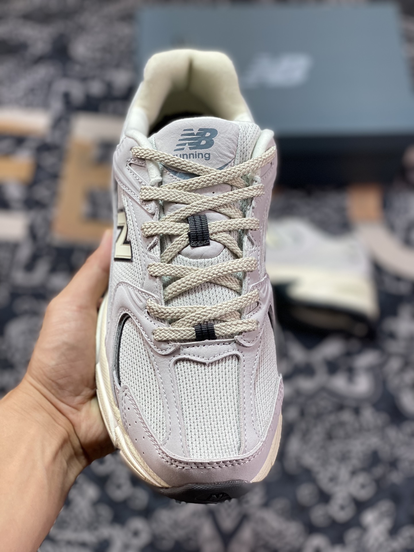 New Balance MR530 series retro dad style mesh running casual sports shoes ”off-white dark gray distressed” MR530DG