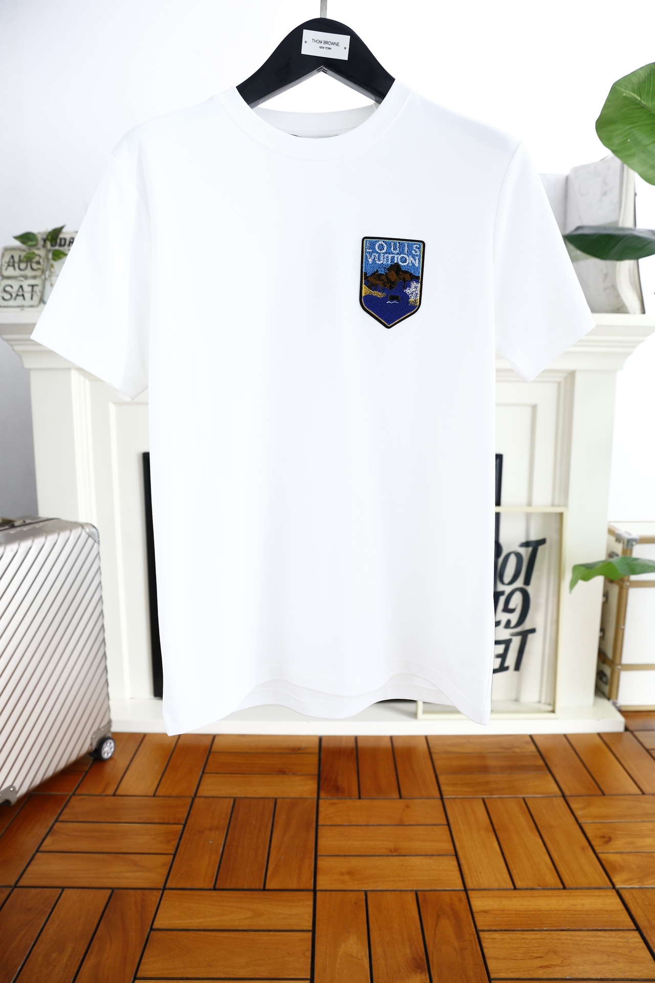 Louis Vuitton Clothing T-Shirt Men Cotton Summer Collection Fashion Short Sleeve
