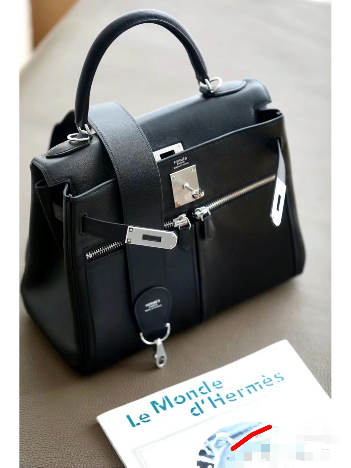 Replica For Cheap
 Hermes Kelly Handbags Crossbody & Shoulder Bags Black