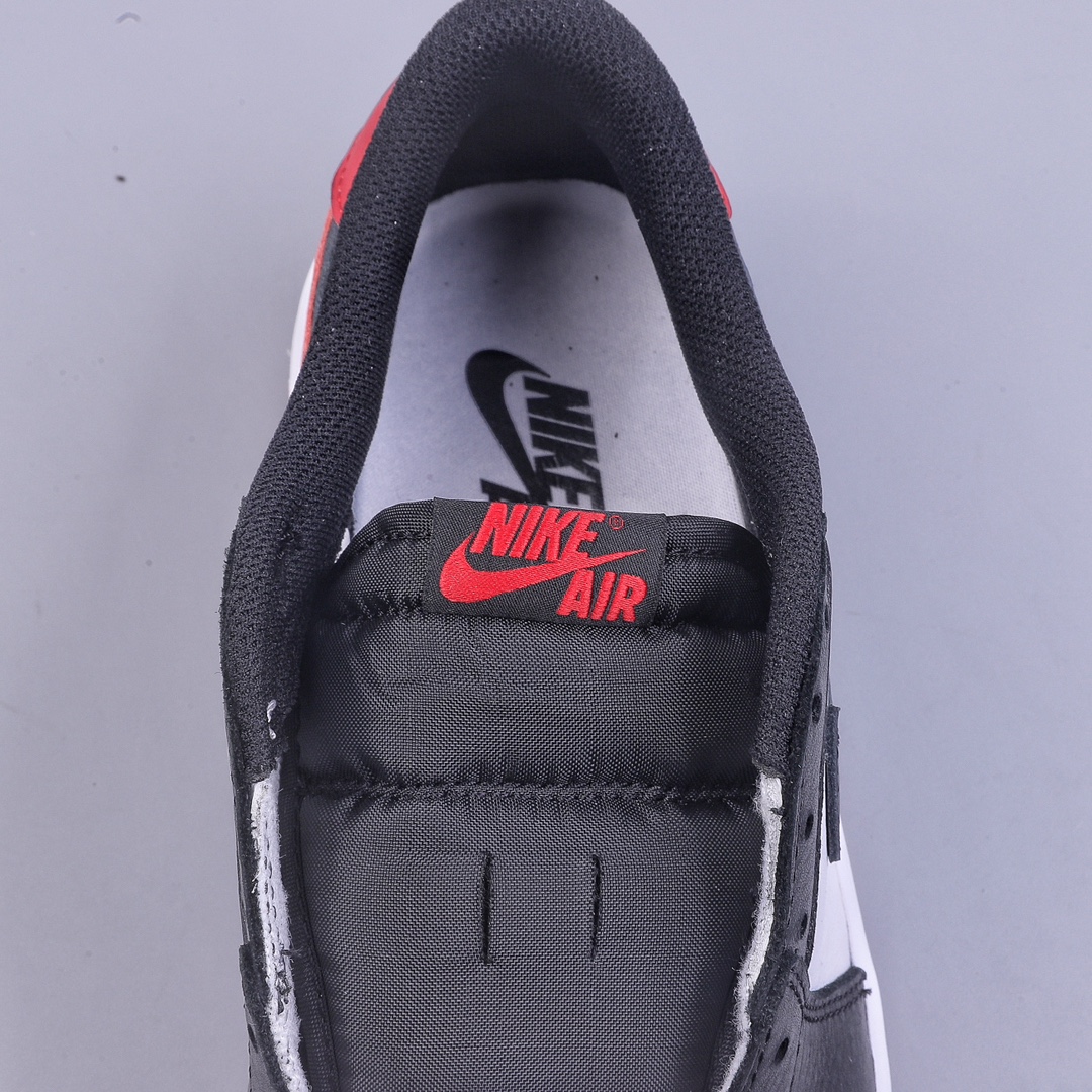 OG版 Air Jordan 1 Low ”Black Toe” AJ1 乔1全新黑脚趾 文化休闲运动板鞋 CZ0790-106