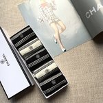 Chanel Sock- Mid Tube Socks Black White Embroidery Cotton Fall/Winter Collection