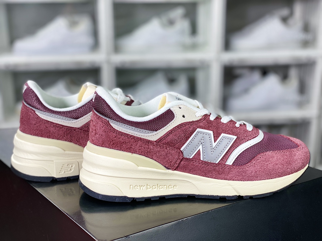 New Balance 997R ”Wine Red” improved series low-top classic retro thick-soled casual sports jogging shoes ”Wine Red Beige” U997RCC