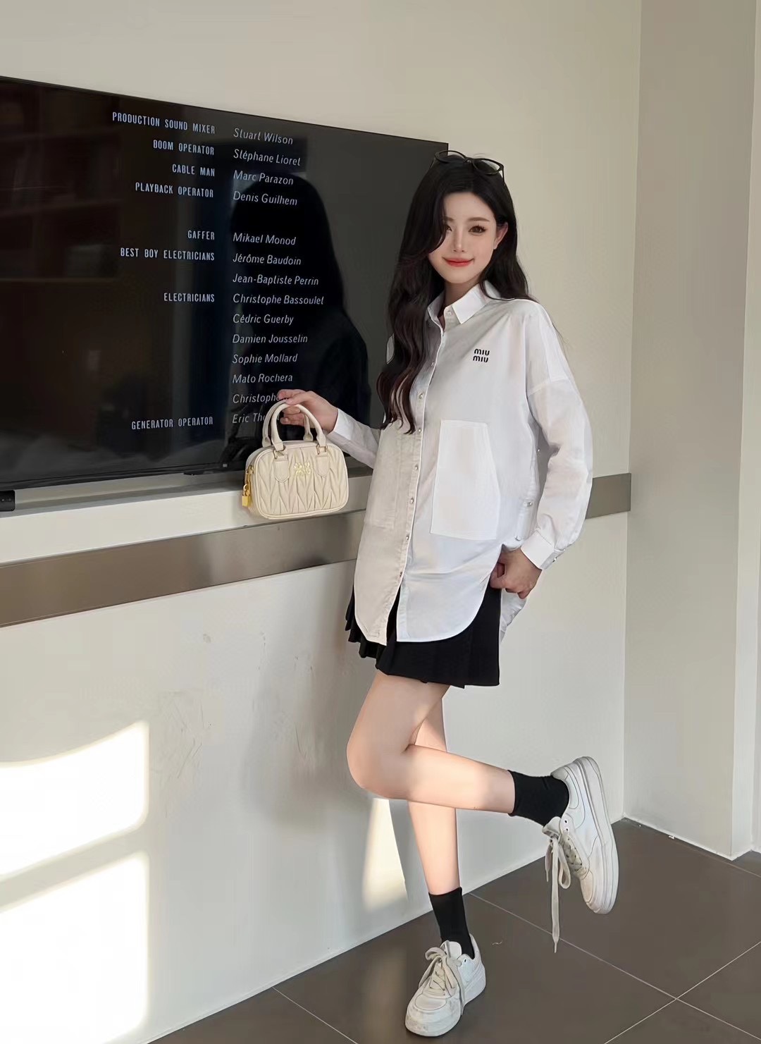 Miu Miu Embroidered Oxford Cotton Long Shirt Dress 3 i1692877165 956 2