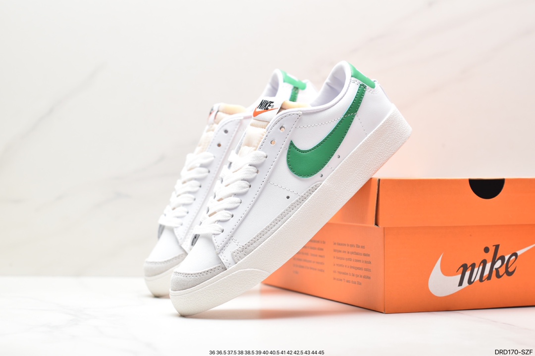 110 耐克 Nike Blazer Low‘77 VNTG 开拓者系列低帮板鞋 DA6364-115