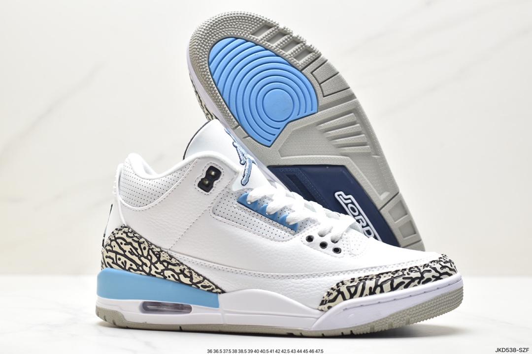 Air Jordan 3 Retro ”Hide and Sneak” White Gray Brown CK9246-102