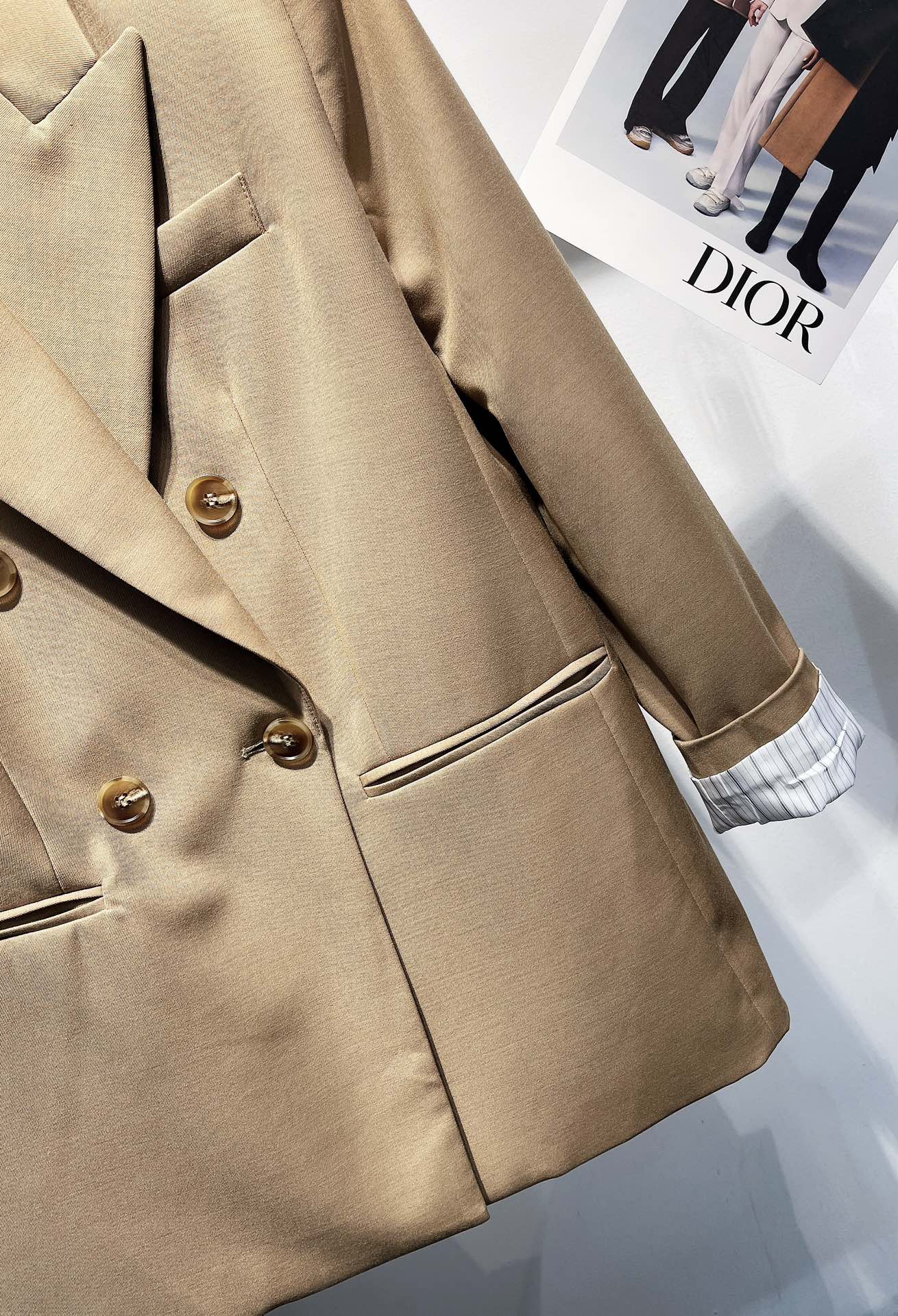 25AW The Row’s Exclusive High-Set Suit with Imported Wool Fabric and Customized Details - 图片 4