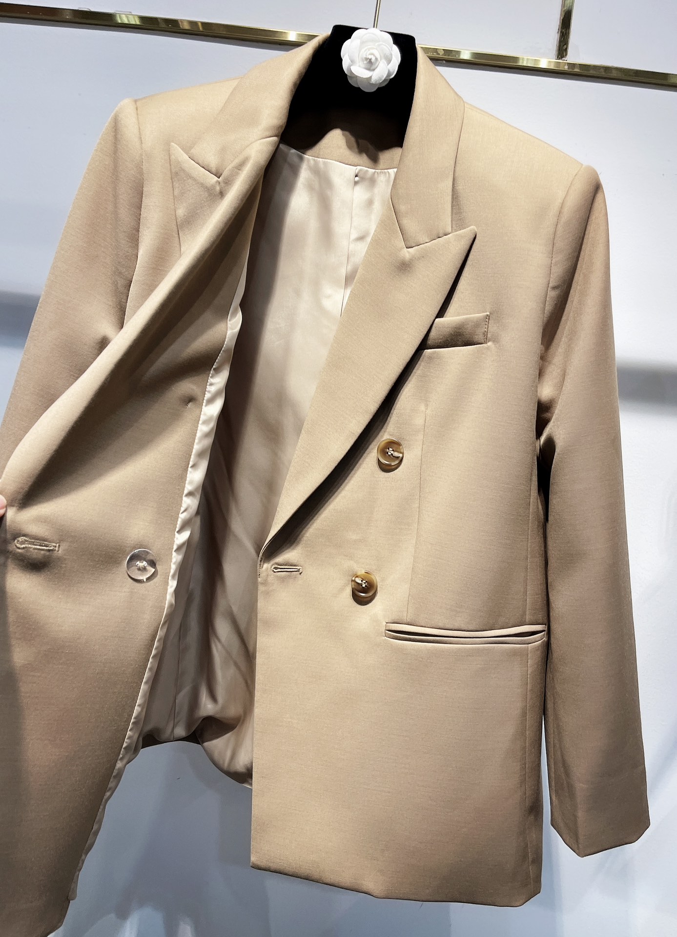 25AW The Row’s Exclusive High-Set Suit with Imported Wool Fabric and Customized Details - 图片 6